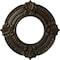 Ekena Millwork Benson Ceiling Medallion (Fits Canopies up to 4 1/8"), 9"OD x 4 1/8"ID x 5/8"P, Stone Hearth Crackle CM09BNSHC - alternate 1